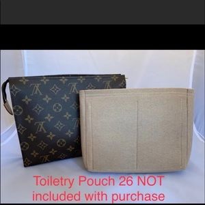 Louis Vuitton toiletry 26 felt insert